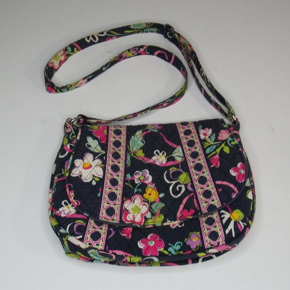 Vera Bradley Crossbody/Shoulder Bag Retired Pattern Ribbons - Picture 7 of 10